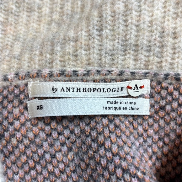 Anthropologie Emmy Cowl Neck Leopard/Animal Print Tunic Sweater Size XS - Picture 11 of 15